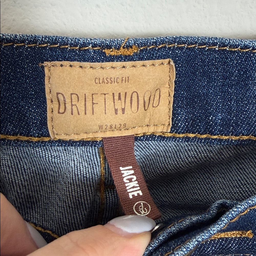 Driftwood Jackie Floral Embroidered Skinny Jeans Size 28 Boho Hippie - Picture 2 of 9